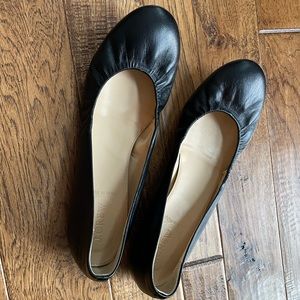 Jcrew black flats in EUC